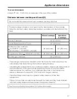 Preview for 27 page of Miele DA2210 Operating And Installation Instruction