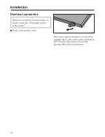 Preview for 32 page of Miele DA2210 Operating And Installation Instruction