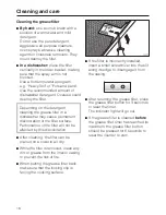 Предварительный просмотр 18 страницы Miele DA250-4 Operating And Installation Instructions