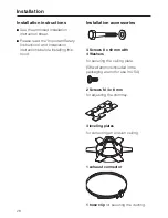 Предварительный просмотр 28 страницы Miele DA250-4 Operating And Installation Instructions