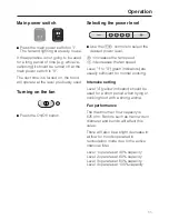Preview for 11 page of Miele DA279-3 Operating And Installation Instructions