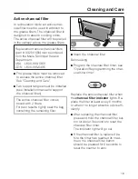 Предварительный просмотр 19 страницы Miele DA279-3 Operating And Installation Instructions