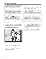 Предварительный просмотр 28 страницы Miele DA279-3 Operating And Installation Instructions