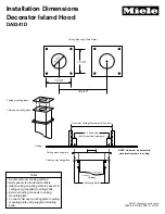 Предварительный просмотр 2 страницы Miele DA5341D Product Dimensions