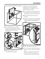 Preview for 27 page of Miele DAG 1000 Operating And Installation Instructions