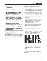 Preview for 35 page of Miele DAG 1000 Operating And Installation Instructions