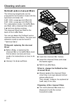 Предварительный просмотр 22 страницы Miele DAR 1120 Operating And Installation Instructions