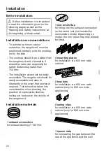 Предварительный просмотр 26 страницы Miele DAS 2620 Operating And Installation Instructions