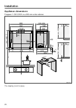 Предварительный просмотр 28 страницы Miele DAS 2620 Operating And Installation Instructions