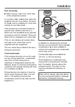 Предварительный просмотр 33 страницы Miele DAS 2620 Operating And Installation Instructions