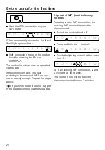 Preview for 20 page of Miele DAS 4620 Operating And Installation Instructions