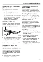 Preview for 27 page of Miele DAS 4620 Operating And Installation Instructions