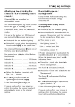 Preview for 31 page of Miele DAS 4620 Operating And Installation Instructions