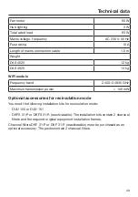 Preview for 49 page of Miele DAS 4620 Operating And Installation Instructions