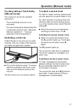 Предварительный просмотр 27 страницы Miele DAS 4630 Operating And Installation Instructions