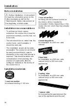 Предварительный просмотр 38 страницы Miele DAS 4630 Operating And Installation Instructions