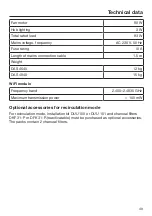 Preview for 49 page of Miele DAS 4640 Operating And Installation Instructions