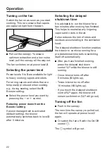 Preview for 22 page of Miele DAS 4720 Operating And Installation Instructions