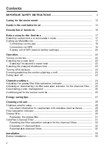 Preview for 2 page of Miele DAS 4930 Operating And Installation Instructions