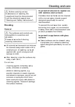 Preview for 33 page of Miele DAS 8630 Operating And Installation Instructions