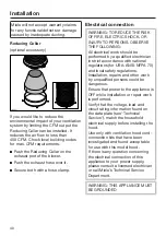 Preview for 40 page of Miele DAS 8930 Operating And Installation Instructions