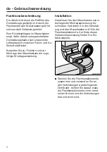 Preview for 4 page of Miele DFKS-A Operating Instructions Manual