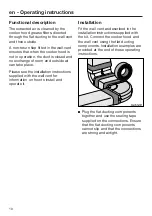 Preview for 10 page of Miele DFKS-A Operating Instructions Manual