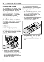 Preview for 10 page of Miele DFKS-U Operating Instructions Manual