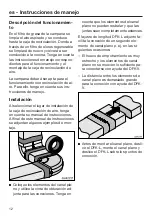 Preview for 12 page of Miele DFKS-U Operating Instructions Manual