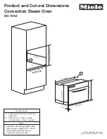 Miele DG 155-2 Product Dimensions preview