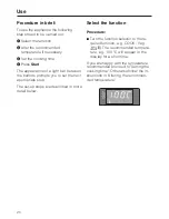 Предварительный просмотр 20 страницы Miele DG 163 Operating Instructions Manual