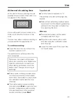 Предварительный просмотр 29 страницы Miele DG 163 Operating Instructions Manual