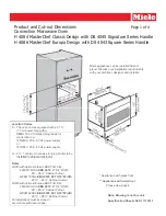 Miele DG 4086 Specifications preview