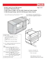 Preview for 2 page of Miele DG 4086 Specifications