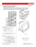 Preview for 3 page of Miele DG 4086 Specifications
