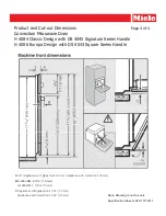 Preview for 4 page of Miele DG 4086 Specifications