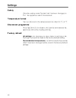 Preview for 36 page of Miele DG 5051 Operating And Installation Manual