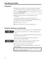 Preview for 22 page of Miele DG 6010 Operating Instructions Manual