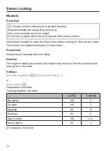 Предварительный просмотр 72 страницы Miele DG 7440 Operating And Installation Instructions