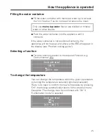 Предварительный просмотр 25 страницы Miele DGC 5051 Operating Instructions Manual