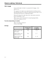 Preview for 24 page of Miele DGC 5070 User Instructions