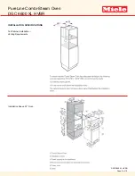 Предварительный просмотр 8 страницы Miele DGC 6600 XL HVBR Quick Install Manual