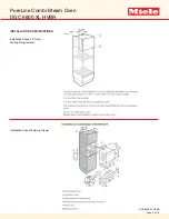 Предварительный просмотр 9 страницы Miele DGC 6600 XL HVBR Quick Install Manual