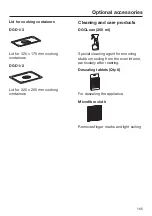 Preview for 165 page of Miele DGC 6660 Operating And Installation Instructions