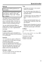 Предварительный просмотр 99 страницы Miele DGC 6700-1 Operating And Installation Instructions