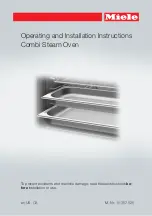 Miele DGC 6705-1 Operating And Installation Instructions предпросмотр