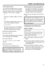 Preview for 31 page of Miele DGC 6705-1 Operating And Installation Instructions