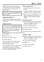 Preview for 67 page of Miele DGC 6705-1 Operating And Installation Instructions