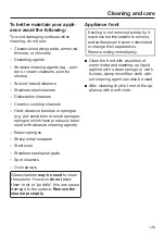 Preview for 149 page of Miele DGC 6705-1 Operating And Installation Instructions