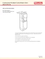 Предварительный просмотр 9 страницы Miele DGC 6705 XL Installation Manual